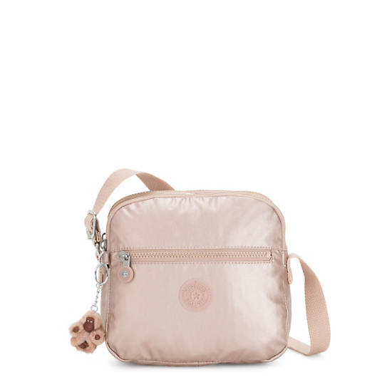 Kipling Keefe Metallic Crossbody Táska Arany | HU 1184PJ